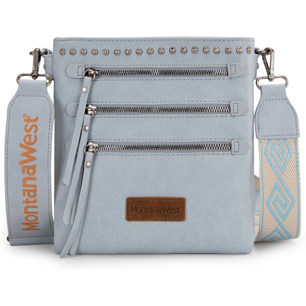 Montana West Light Blue Crossbody Bag
